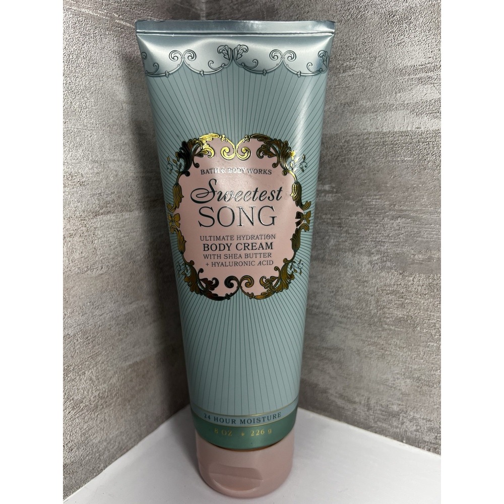 New Bath & Body Works Sweetest Song Ultimate Hydration Body Cream Full Size 8 oz